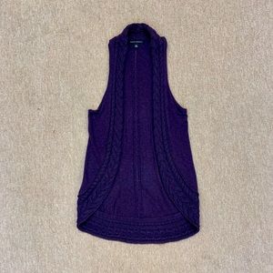 Banana Republic Purple Boho Sleeveless Vest